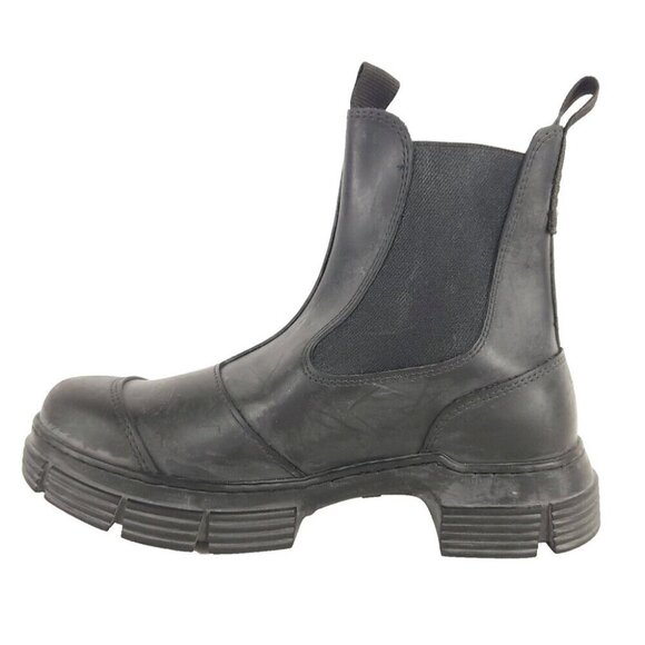 Ganni Black Ankle Boots - Picture 8 of 14